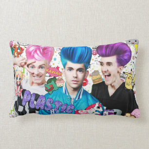 Rectangle Coussin superbe de plastique de Kawaii