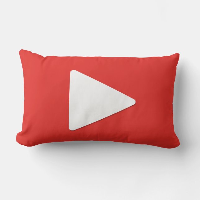 Rectangle Coussin visuel du coussin | Vlogging de bouton de (Recto)