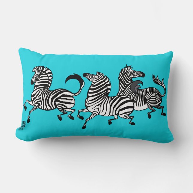 Rectangle Coussin Zebra Lumbar (Recto)
