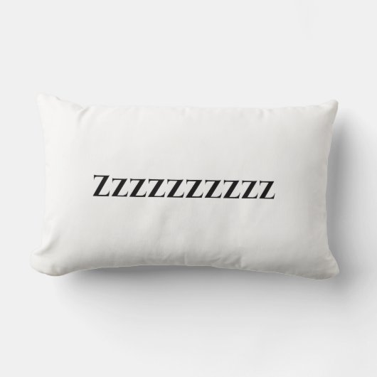 Rectangle Coussin Zzzzzz (Recto)