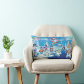 Rectangle Coutume coussin de motoneige pour hommes de Noël (Chaise)