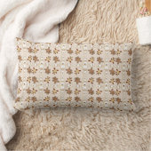 Rectangle Crazy Bears Enfants Lumbar Coussin (Couverture)