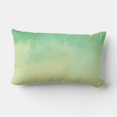 Rectangle Cute Baby Dragon Aquarelle Coussin (Verso)