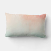 Rectangle Cute Baby Dragon Aquarelle Coussin (Verso)