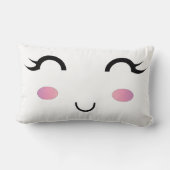Rectangle Cute Kawaii Coussin (Verso)