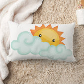 Rectangle Cute Sunshine Lancer Lumbar Coussin 13" x 21" (Couverture)