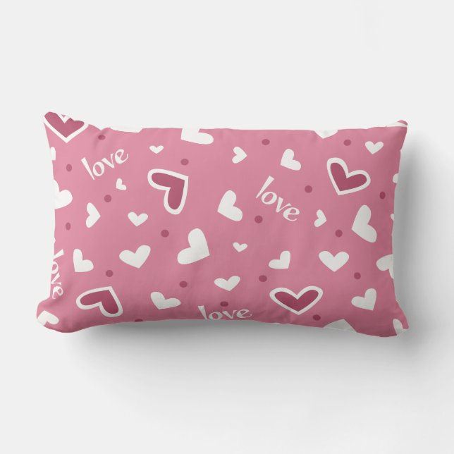 Rectangle Cute Valentine Love Coussin (Recto)