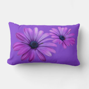 Rectangle Daisy Coussin Blue Daisy Coussin Flower Decor