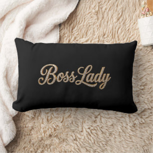Rectangle Dame Patronne Coussin de Jet