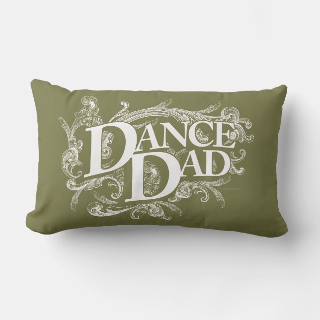 Rectangle Danse Papa Lumbar Coussin (Recto)