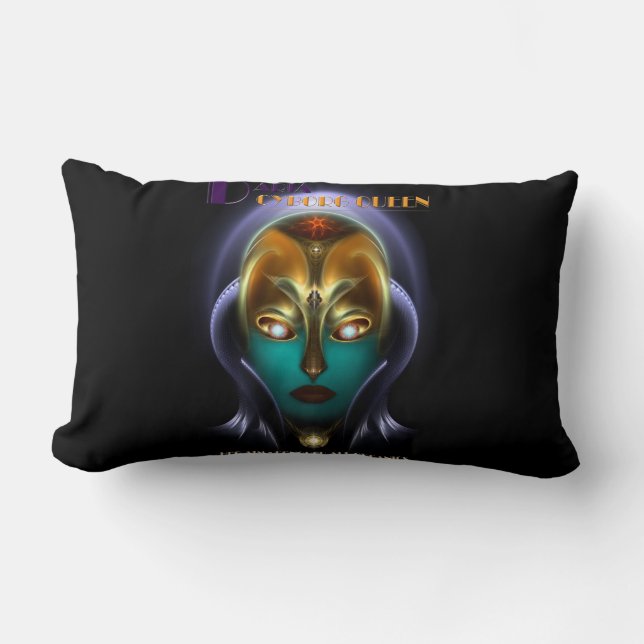 Rectangle Daria Cyborg Queen Lumbar Coussin (Recto)