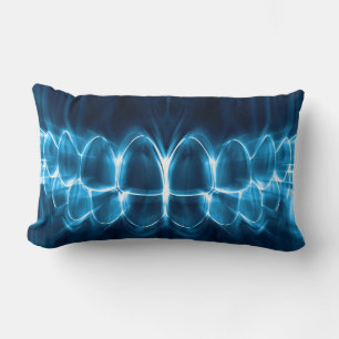 Rectangle Dentiste Coussin de dents bleu brillant