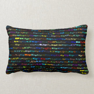 Rectangle Design de texte Kip I Coussin Lumbar