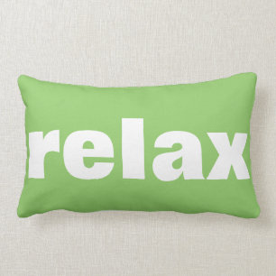 Rectangle Détendez le coussin à Apple vert