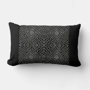 Rectangle Diamonds Tribal Lumbar Coussin
