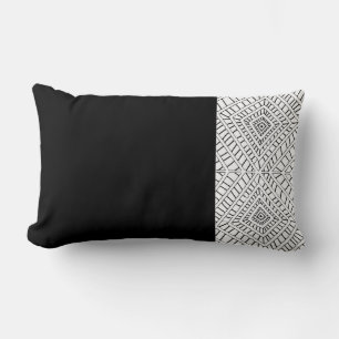 Rectangle Diamonds Tribal Lumbar Coussin