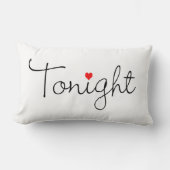 Rectangle Discours coussin Ce Soir/Pas Ce Soir (Recto)