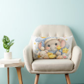 Rectangle Douce rêves éléphant Coussin  (Chaise)