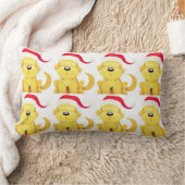 RECTANGLE "DOUX CHIEN DE NOËL" COUSSIN DE NOËL (Couverture)