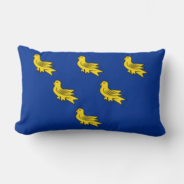 Rectangle Drapeau du Coussin Sussex Lumbar (Recto)