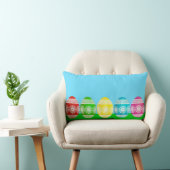 Rectangle Easter oeuf mignon enfants coussin poudre bleu (Chaise)