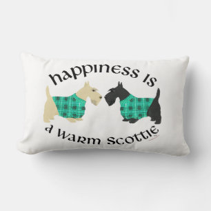 Rectangle écossais Terrier Coussin du bonheur