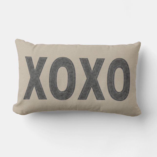 Rectangle Étreintes et coussin lombaire de baisers (Recto)