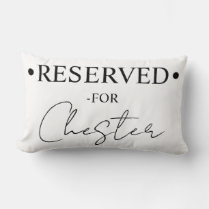 Rectangle Étui de Coussin Personnalisé pour Chien : Réservé