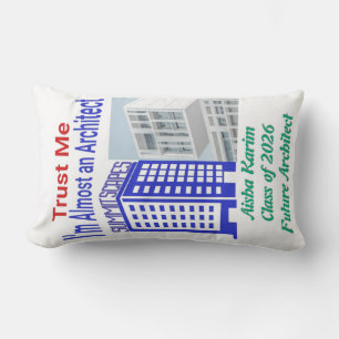Rectangle Faites-moi confiance, je suis presque un Coussin d