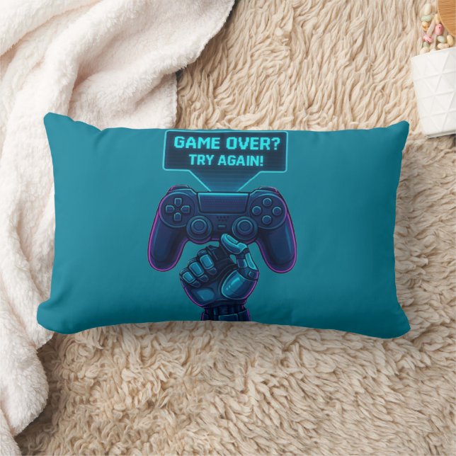 Rectangle Fini ? Essayez à nouveau! Coussin de gamer futuris (Couverture)