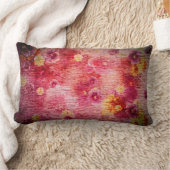 Rectangle Fleurs roses amour - Coussin (Couverture)