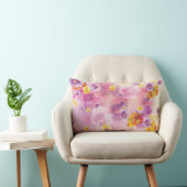 Rectangle Fleurs roses amour - Coussin (Chaise)