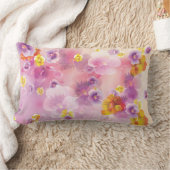 Rectangle Fleurs roses amour - Coussin (Couverture)