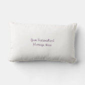 Rectangle Flower Girl Coussin cadeau (Verso)