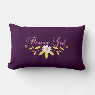 Rectangle Flower Girl Coussin cadeau