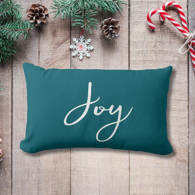 Rectangle Forest Green Joy Coussin (Créateur téléchargé)