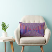 Rectangle Fusion Géométrique Néon – Coussin Abstrait (Chaise)