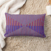 Rectangle Fusion Géométrique Néon – Coussin Abstrait (Couverture)