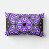Rectangle Fusion Géométrique Néon – Coussin Abstrait (Verso)