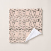Rectangle géométrique X (Gant de toilette)