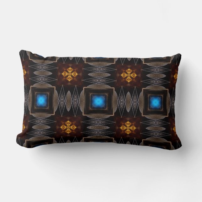 Rectangle Golden Orb Tower 00120150507224200 Lumbar Coussin (Recto)