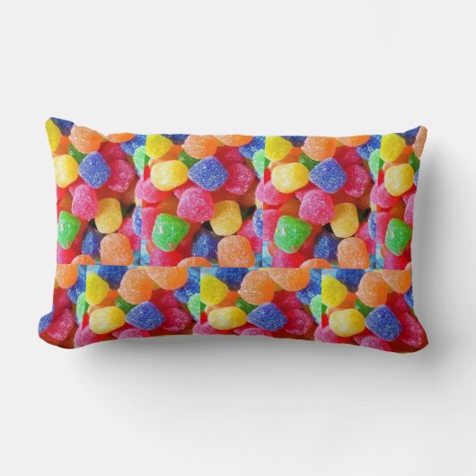 RECTANGLE **GOMMES EN ABONDANCE** COUSSIN (Recto)