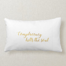 Grand coussin avec le grand message