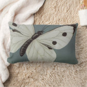 Rectangle Grand coussin lombaire bleu de papillon de (Couverture)