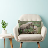 Rectangle Guépards jouant le coussin (Chaise)