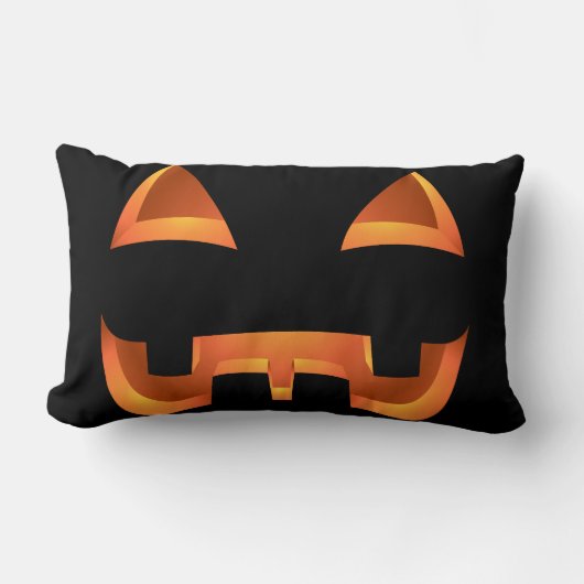 Rectangle Halloween Coussin potiron cadeaux Jack-o-lanterne  (Recto)