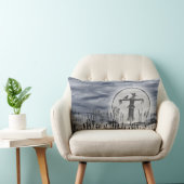 Rectangle Halloween Épouvantail Épouvantail Lancer Coussin (Chaise)