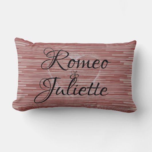 Rectangle HAMbyWG Lumbar Coussin - Pour toujours (Recto)