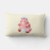 Rectangle Happy Baby Hippo Coussin (Verso)