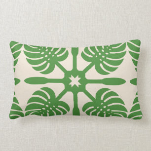 Rectangle HAWAIIAN QUILT COUSSIN - Monstera
